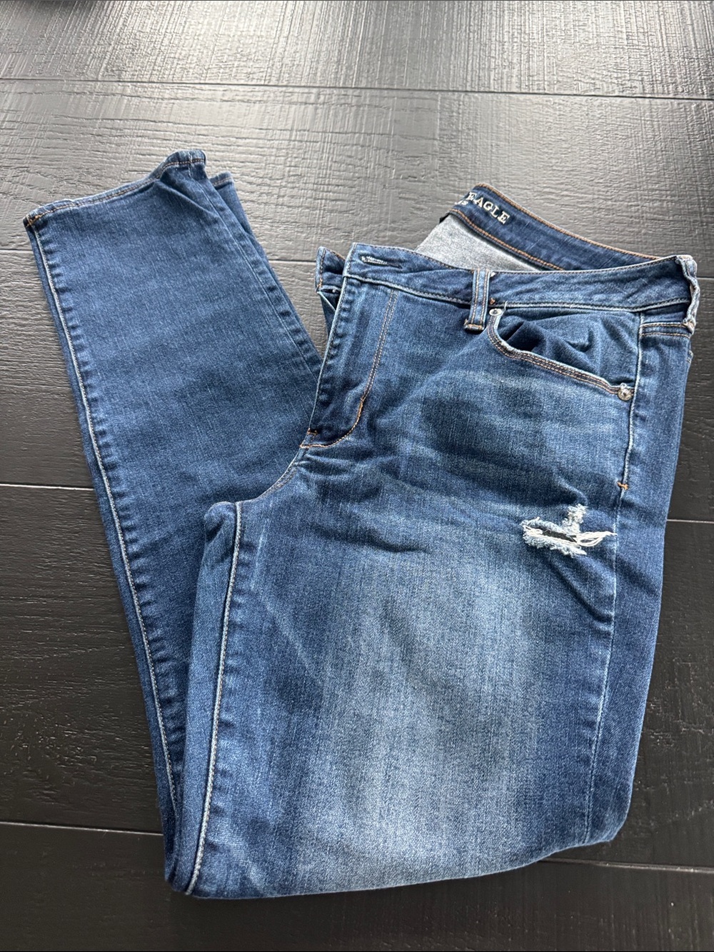 American Eagle Outfitters Women's Skinny Jeans in Blue